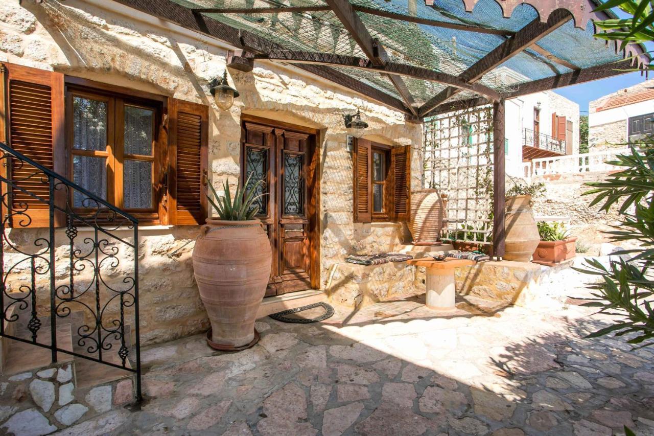 Anna'S House Traditional Chalki Town Exterior foto